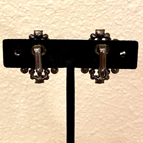 Givenchy Rhinestone Clip-on Earrings - Picture 4 of 8